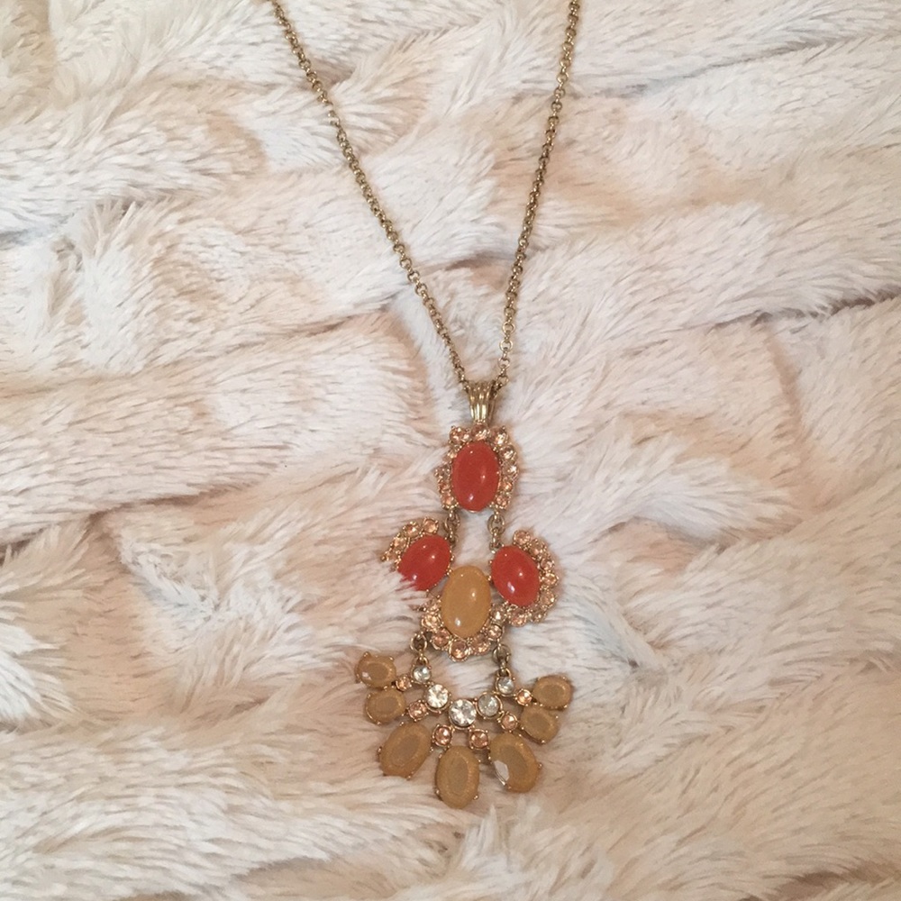 J.Crew long statement necklace